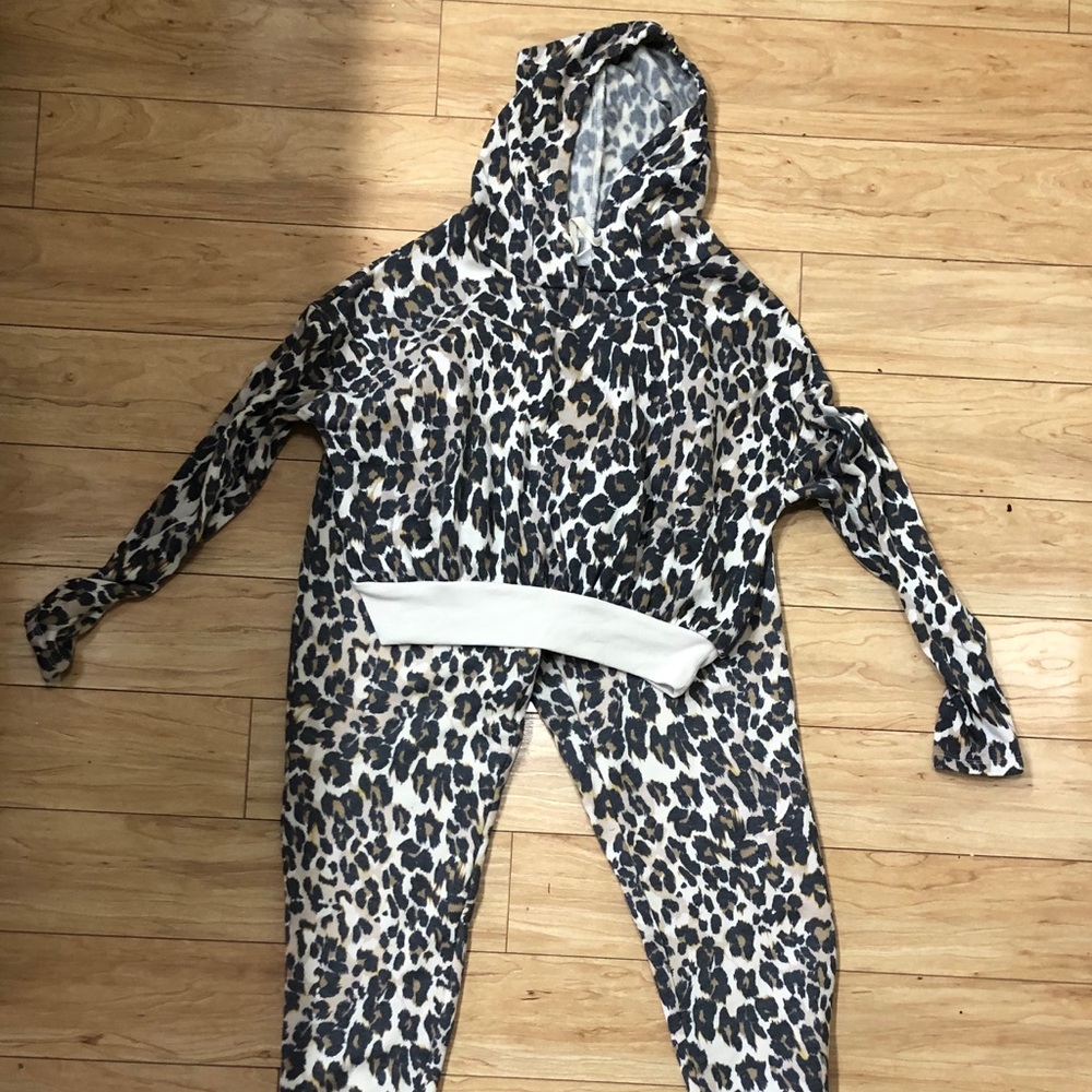 BP Cheetah Print Lounge Set
